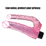 Female Vibrating Double Dildo / Double Penetration Masturbator / Women's Anala Sex Toys - EVE's SECRETS