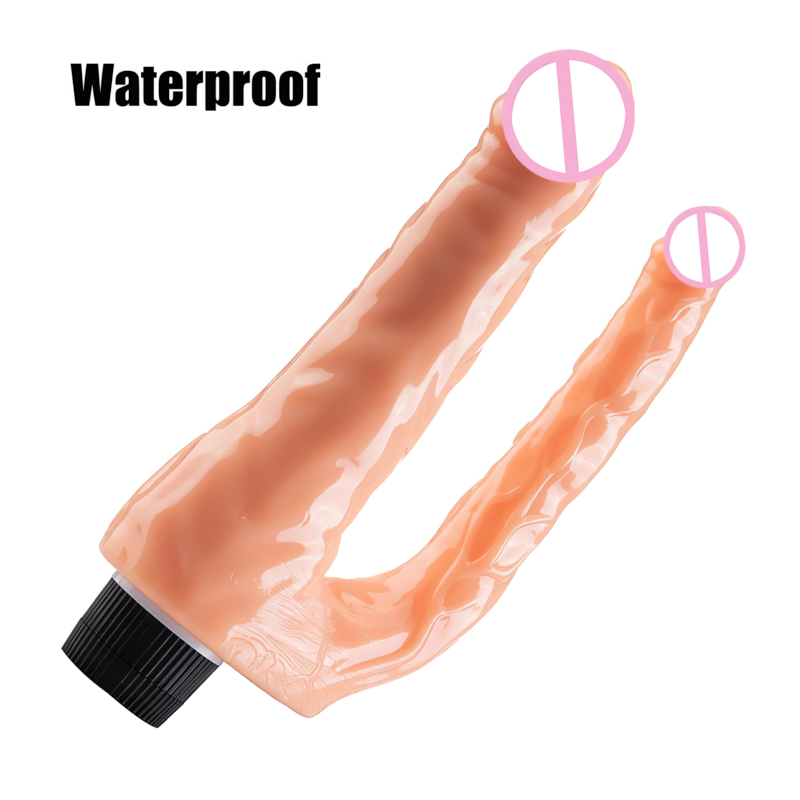 Female Vibrating Double Dildo / Double Penetration Masturbator / Women's Anala Sex Toys - EVE's SECRETS