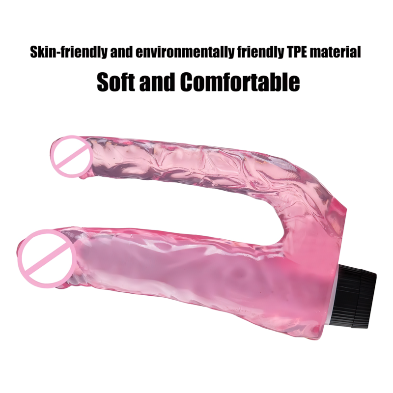 Female Vibrating Double Dildo / Double Penetration Masturbator / Women's Anala Sex Toys - EVE's SECRETS