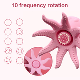 Female Vibrator Rotating for Nipple & Clit Stimulation / Octopus-shaped Sex Toy For Women - EVE's SECRETS