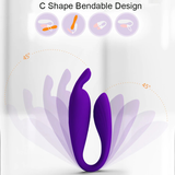 Female Wireless Remote Vibrator / Two Motors Sex Toy For Clitoral And G-Spot Stimulation - EVE's SECRETS