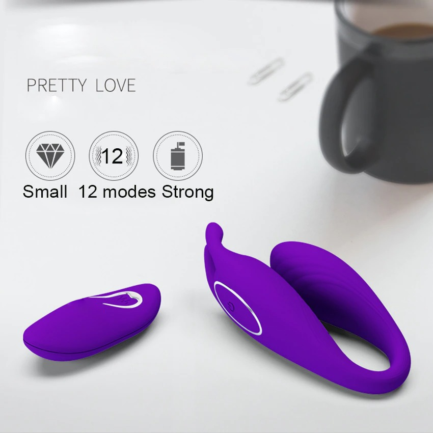 Female Wireless Remote Vibrator / Two Motors Sex Toy For Clitoral And G-Spot Stimulation - EVE's SECRETS