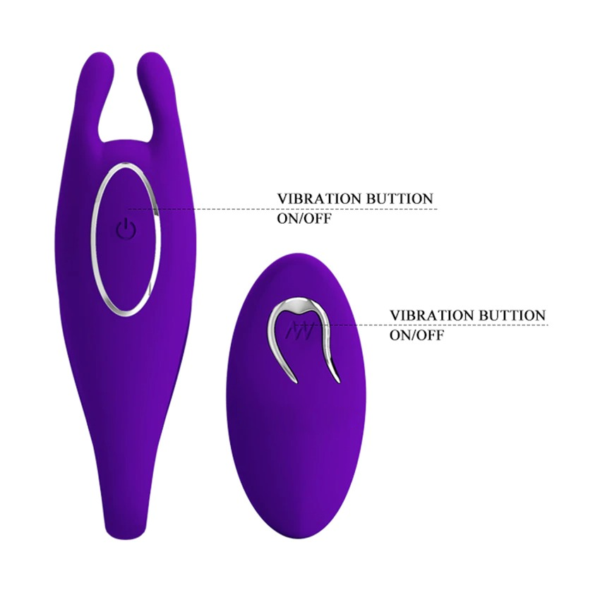 Female Wireless Remote Vibrator / Two Motors Sex Toy For Clitoral And G-Spot Stimulation - EVE's SECRETS