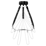 Fetish Fashion Body Shoulder Chest Harness / PU Leather Chain Halter Belt Harness - EVE's SECRETS