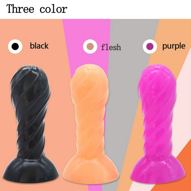 Flirting Anal Plugs / Suction Cup Dildo For Men And Women / Unisex Sex Toys - EVE's SECRETS