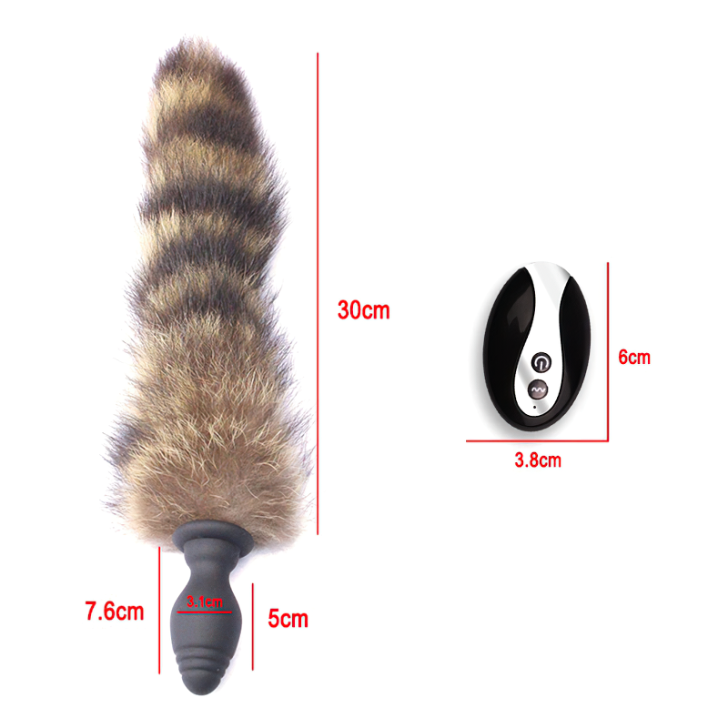 Fox Tail Anal Vibrator For Women / Erotic Female Butt Plug Vibrator / Sex Toys For Ladies - EVE's SECRETS
