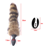 Fox Tail Anal Vibrator For Women / Erotic Female Butt Plug Vibrator / Sex Toys For Ladies - EVE's SECRETS
