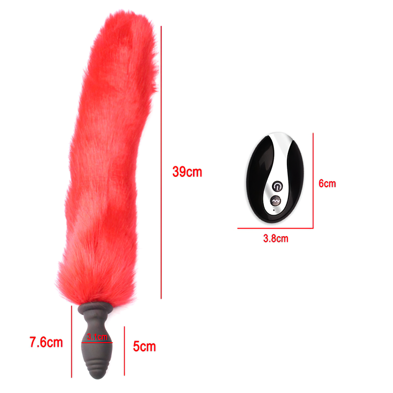 Fox Tail Anal Vibrator For Women / Erotic Female Butt Plug Vibrator / Sex Toys For Ladies - EVE's SECRETS