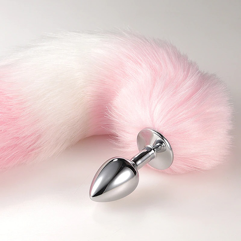 Fox Tail Stainless Smooth Steel Butt Plug / Women Sex Toy Anal Plug for Adult - EVE's SECRETS