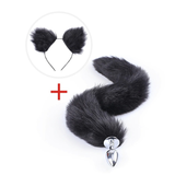 Fox Tail Stainless Smooth Steel Butt Plug / Women Sex Toy Anal Plug for Adult - EVE's SECRETS