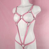 Full Body Women's Garter Belt Bondage / Sexy Bodysuit Cage Jewelry - EVE's SECRETS