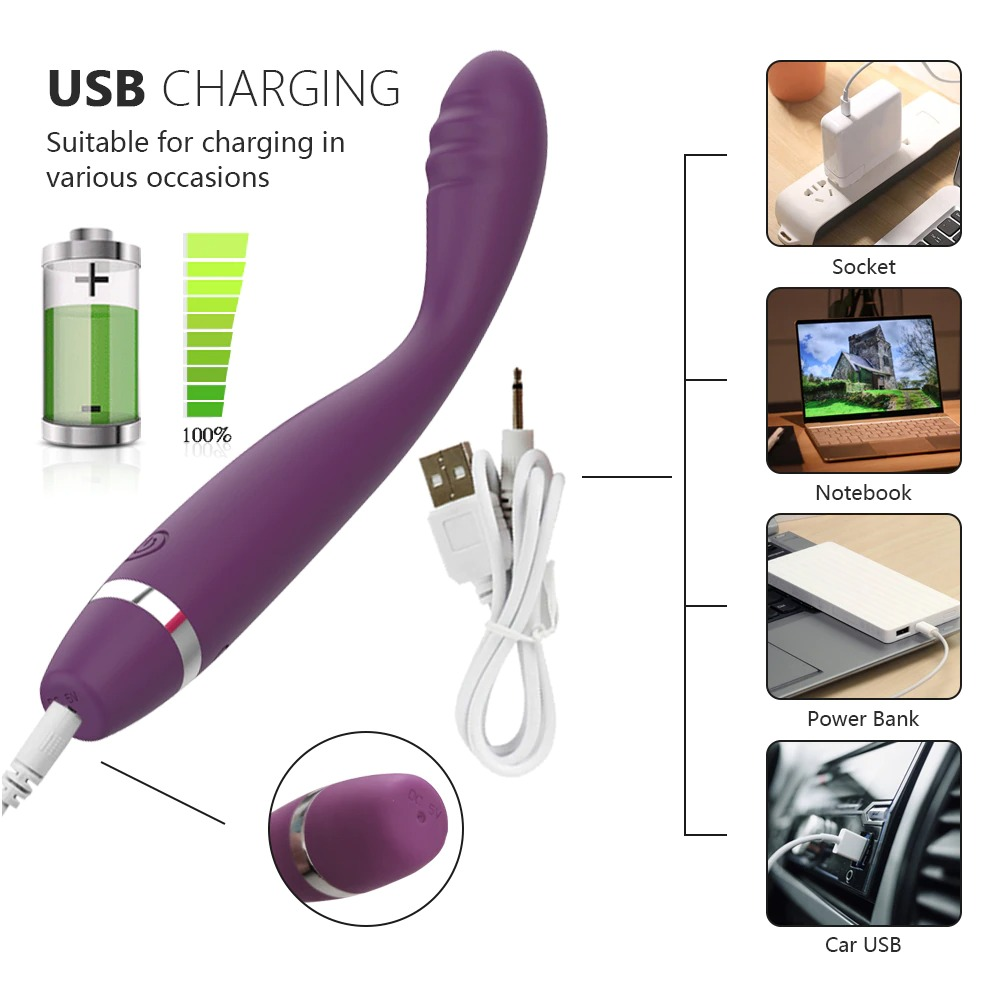 G-Spot and Clitoral Vibrator for Women / Female Erotic Stimulator - EVE's SECRETS