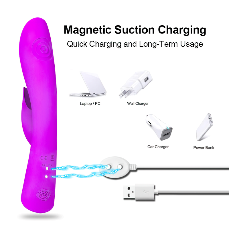 G-Spot Rabbit Vibrator For Women / Clitoris Stimulator Vibrating Dildo / Female Sex Toys - EVE's SECRETS
