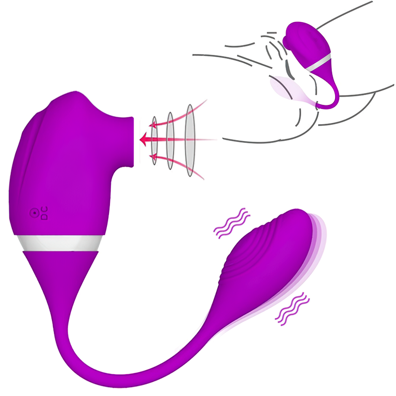 G-Spot Sucking Vibrator For Women / Adult Vaginal Female Masturbator / Vibrating Love Egg - EVE's SECRETS