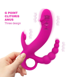 G-Spot Women's Vibrators With Clitoral Stimulation Funktion / Double Penetration Masturbator - EVE's SECRETS