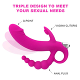 G-Spot Women's Vibrators With Clitoral Stimulation Funktion / Double Penetration Masturbator - EVE's SECRETS