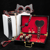 Genuine Leather BDSM Kit / Fetish Bondage 8-Piece Set for Erotic Games - EVE's SECRETS