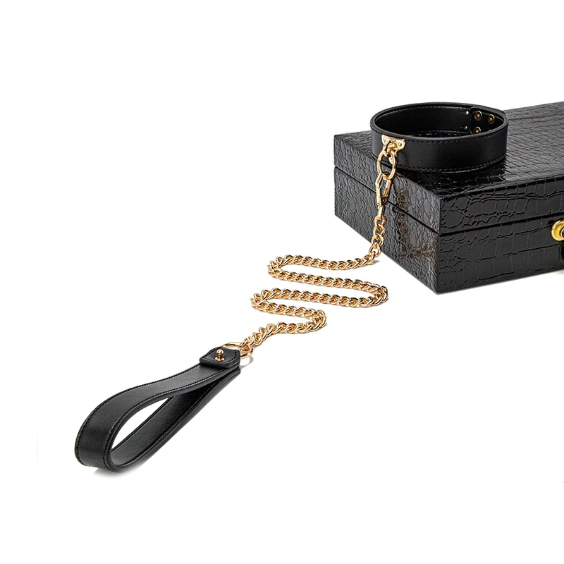 Genuine Leather BDSM Kit / Fetish Bondage 8-Piece Set for Erotic Games - EVE's SECRETS