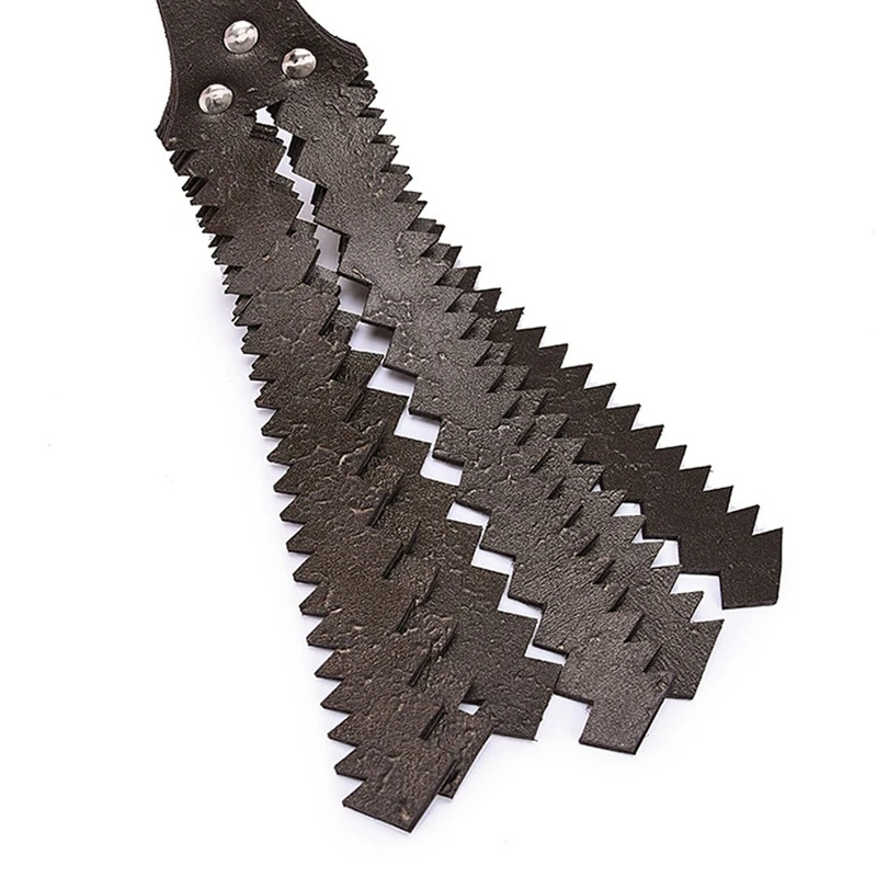 Genuine Leather Whip With Rivets / Unisex BDSM Sex Toys For Adult Games And Your Erotic Fantasies - EVE's SECRETS