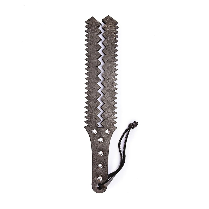 Genuine Leather Whip With Rivets / Unisex BDSM Sex Toys For Adult Games And Your Erotic Fantasies - EVE's SECRETS