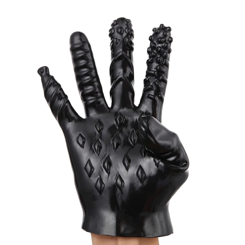 Glove For Stimulation Of Erogenous Zones / Clit And G-spot Massager / Unisex Masturbation Gloves - EVE's SECRETS