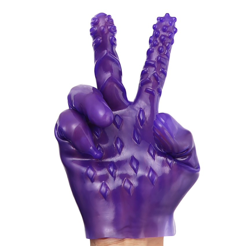 Glove For Stimulation Of Erogenous Zones / Clit And G-spot Massager / Unisex Masturbation Gloves - EVE's SECRETS