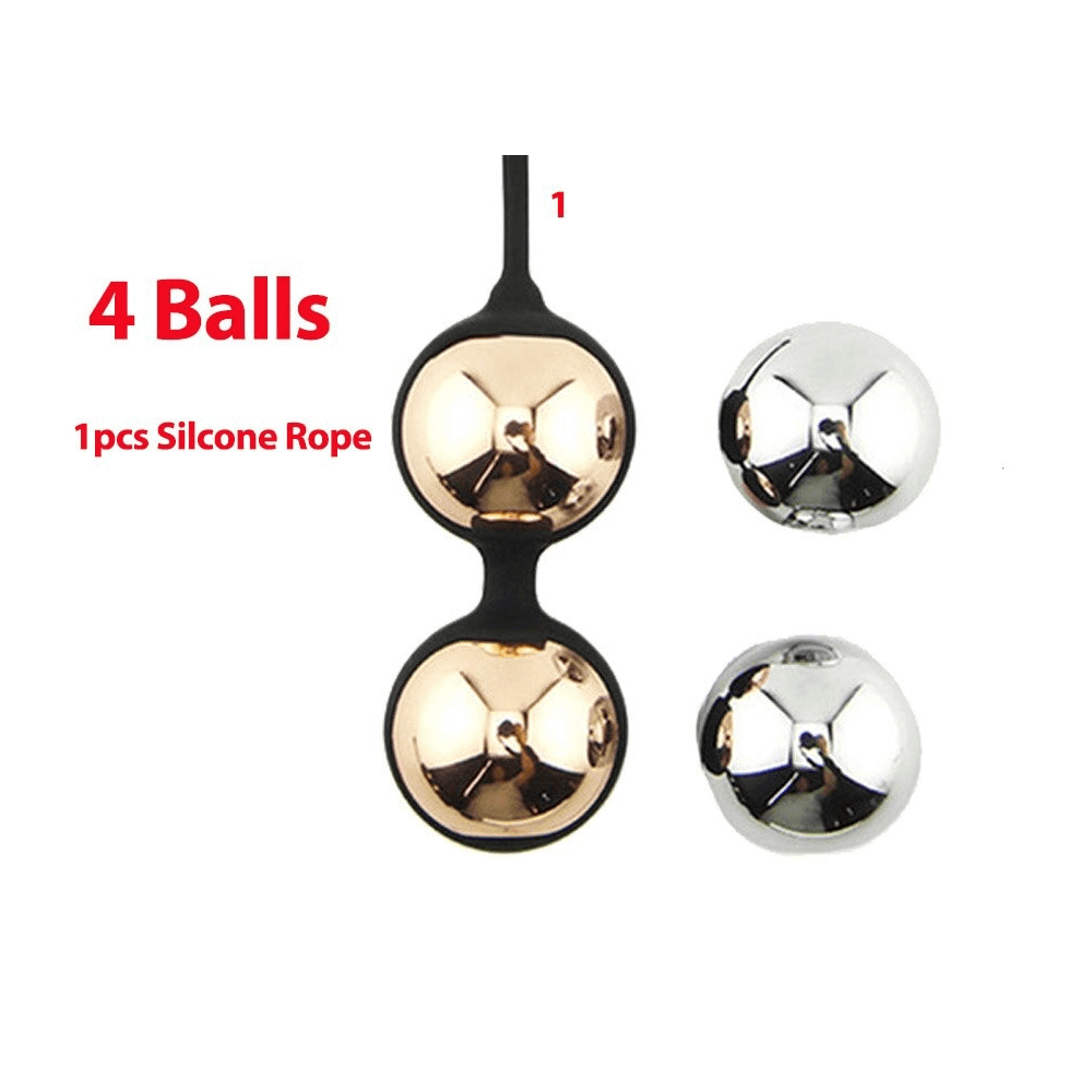 Great Kegel Ball Set for Beginners / Advanced Vaginal Tightening Exercises / Geisha Ben Wa Balls - EVE's SECRETS