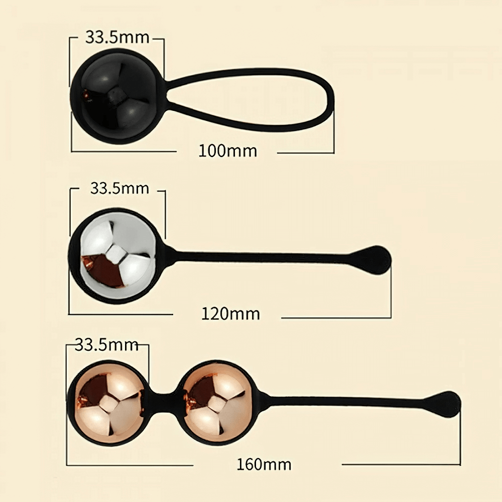 Great Kegel Ball Set for Beginners / Advanced Vaginal Tightening Exercises / Geisha Ben Wa Balls - EVE's SECRETS