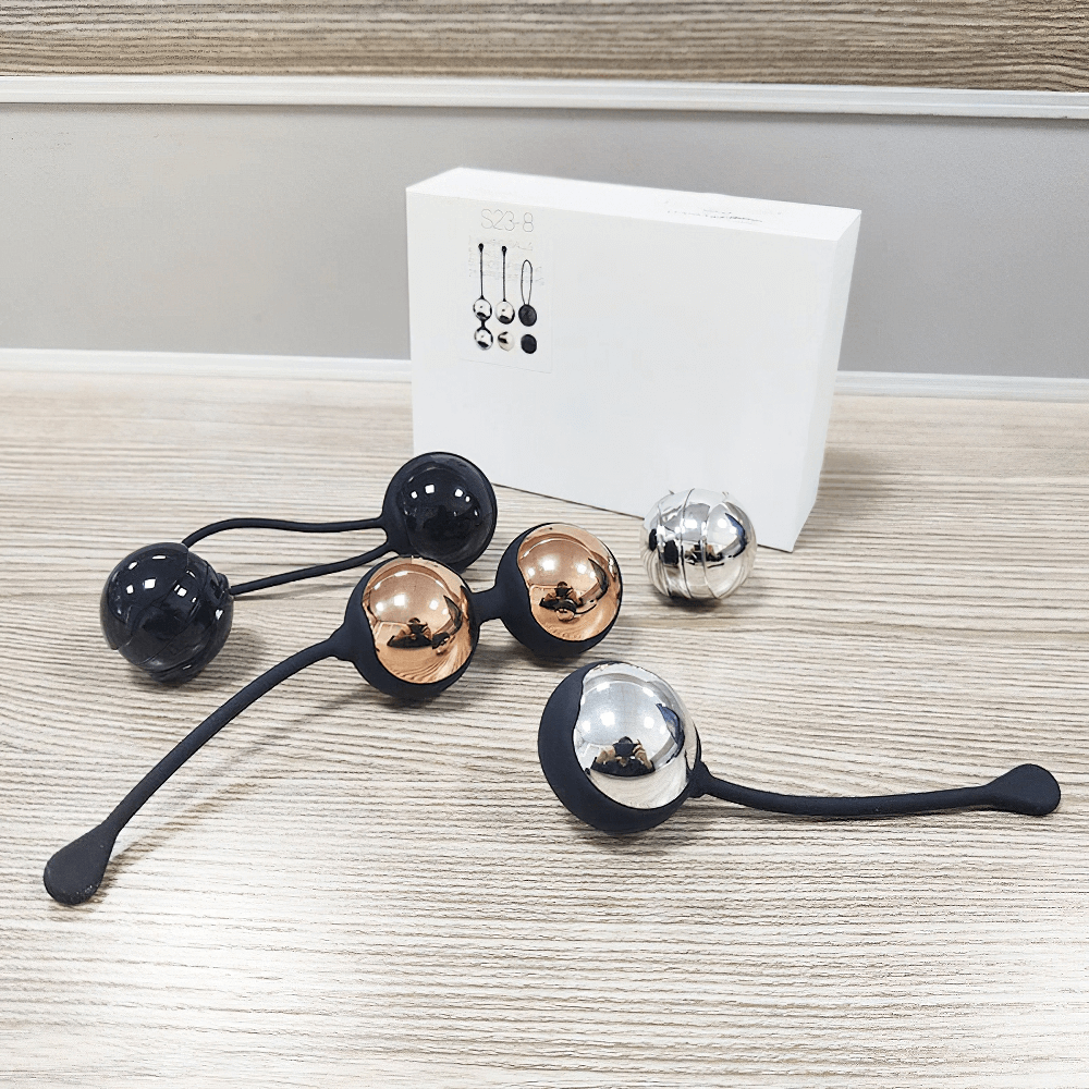 Great Kegel Ball Set for Beginners / Advanced Vaginal Tightening Exercises / Geisha Ben Wa Balls - EVE's SECRETS