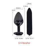 Gunmetal Heart Shape Stainless Steel Butt Plug / Dildo Vibrator Anal Plug / Adult Massager Toy - EVE's SECRETS