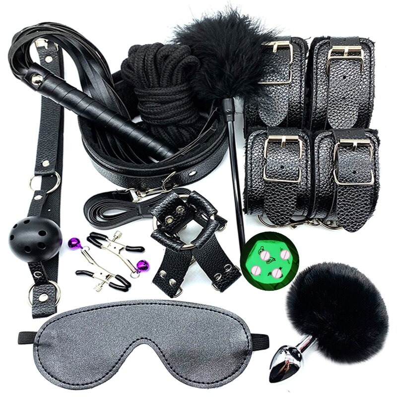 Handcuffs & Bondage Sets for Sex / Erotic Sex Toys for Men and Women / Adult Whip Rope - EVE's SECRETS