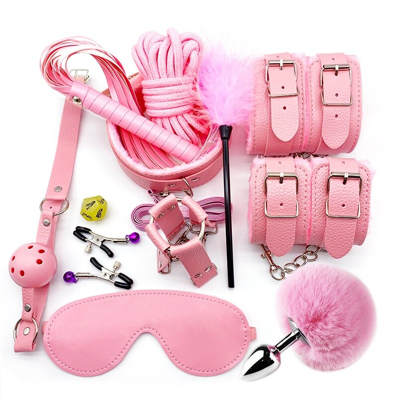Handcuffs & Bondage Sets for Sex / Erotic Sex Toys for Men and Women / Adult Whip Rope - EVE's SECRETS