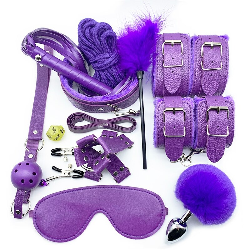 Handcuffs & Bondage Sets for Sex / Erotic Sex Toys for Men and Women / Adult Whip Rope - EVE's SECRETS