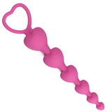 Heart Shaped Silicone Anal Beads / Sexual Butt Plug Balls / Sex Toys For Women - EVE's SECRETS