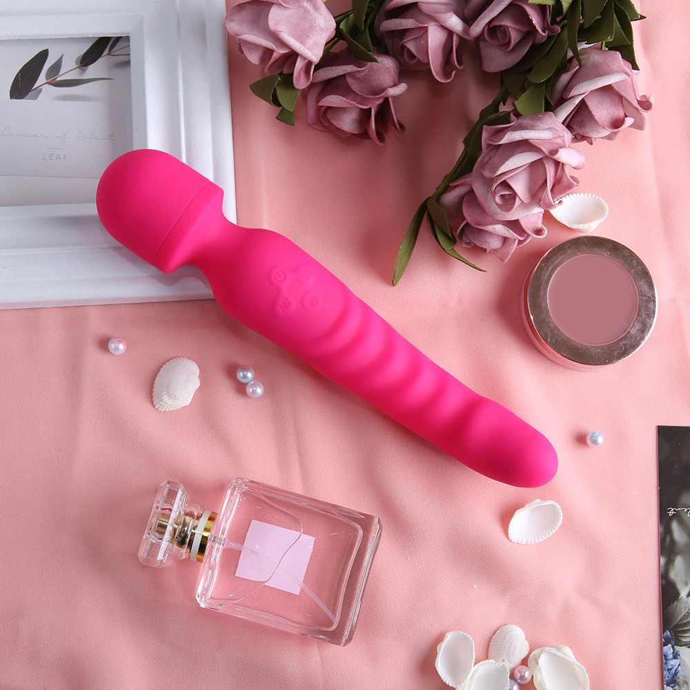 Heating Wand Vibrator / Waterproof Vaginal G-Spot Stimulator / Clitoral Massager - EVE's SECRETS