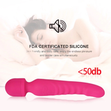Heating Wand Vibrator / Waterproof Vaginal G-Spot Stimulator / Clitoral Massager - EVE's SECRETS