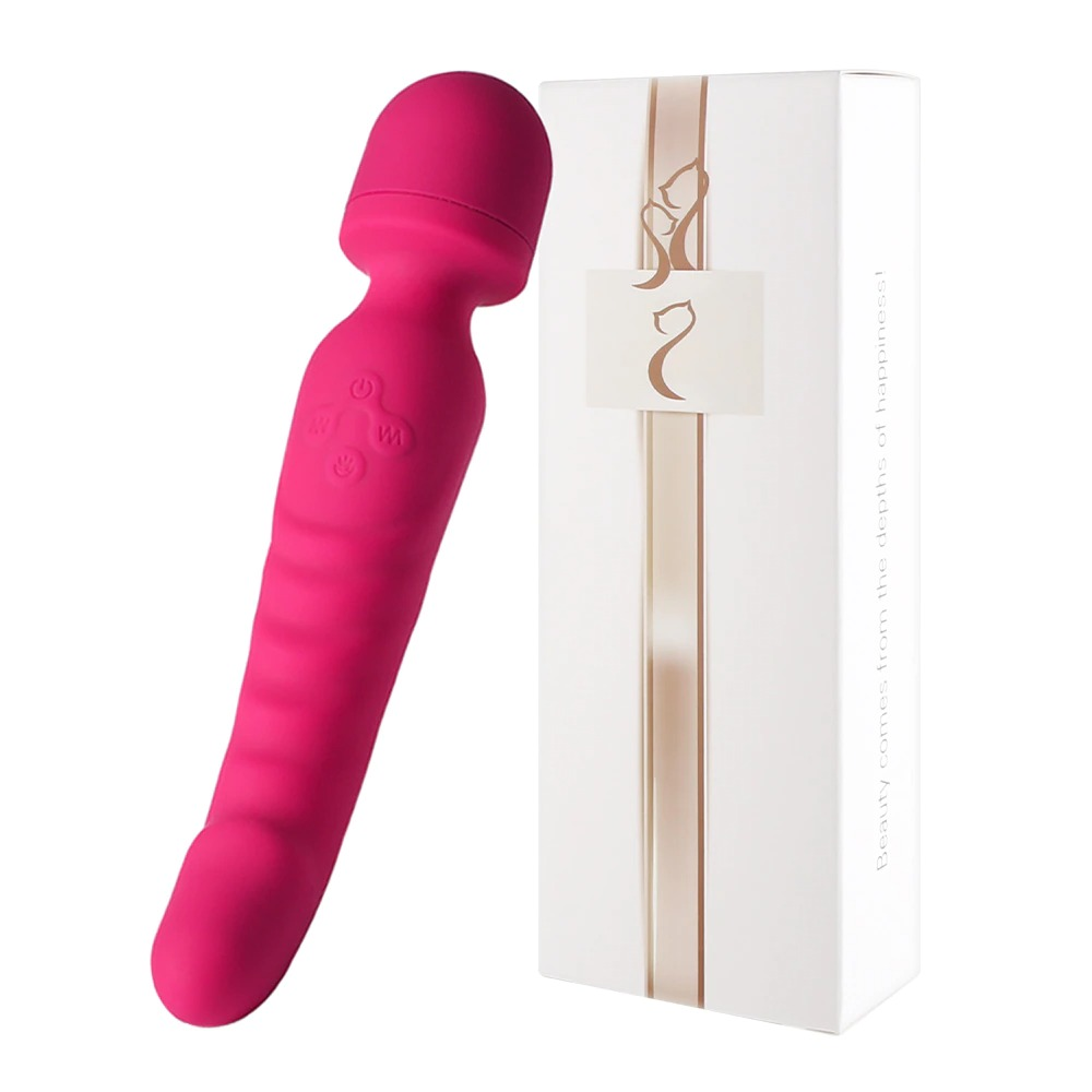 Heating Wand Vibrator / Waterproof Vaginal G-Spot Stimulator / Clitoral Massager - EVE's SECRETS