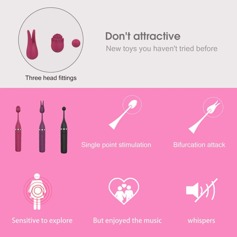 High-Frequency Vaginal Vibrator / Powerful Clitoral & G-spot Stimulator / Sex Toys for Women - EVE's SECRETS