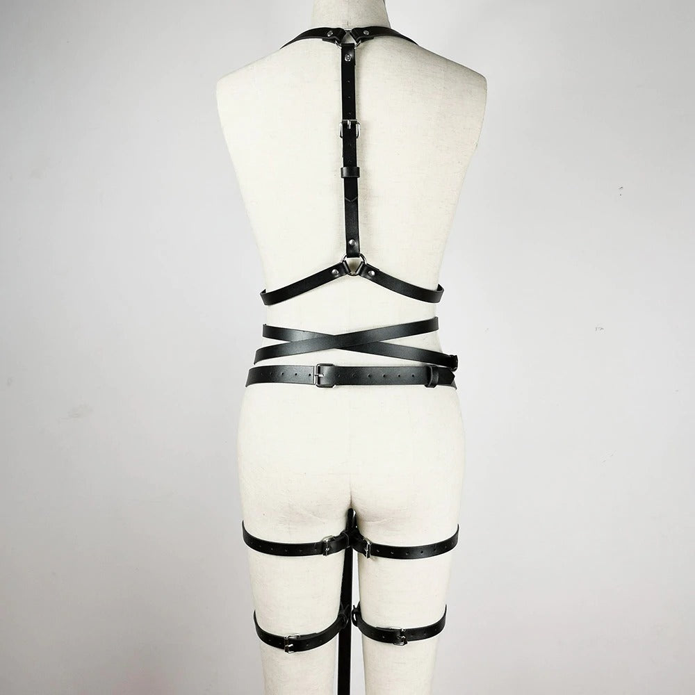 High Waist Fetish Suspender Bondage / Women Body Harness Fashion / Sexy Garter Bondage Belt - EVE's SECRETS