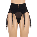 High Waisted Garter Belt with Panties / Women's Sexy Lace Lingerie in Different Colors - EVE's SECRETS