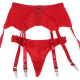 High Waisted Garter Belt with Panties / Women's Sexy Lace Lingerie in Different Colors - EVE's SECRETS