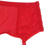 High Waisted Garter Belt with Panties / Women's Sexy Lace Lingerie in Different Colors - EVE's SECRETS