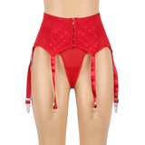 High Waisted Garter Belt with Panties / Women's Sexy Lace Lingerie in Different Colors - EVE's SECRETS