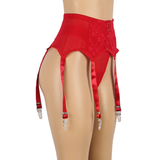 High Waisted Garter Belt with Panties / Women's Sexy Lace Lingerie in Different Colors - EVE's SECRETS