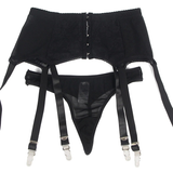 High Waisted Garter Belt with Panties / Women's Sexy Lace Lingerie in Different Colors - EVE's SECRETS