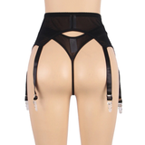 High Waisted Garter Belt with Panties / Women's Sexy Lace Lingerie in Different Colors - EVE's SECRETS