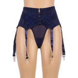 High Waisted Garter Belt with Panties / Women's Sexy Lace Lingerie in Different Colors - EVE's SECRETS