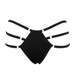 High Waisted Panties with Straps and Rings / Women's Original Lingerie - EVE's SECRETS