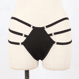 High Waisted Panties with Straps and Rings / Women's Original Lingerie - EVE's SECRETS
