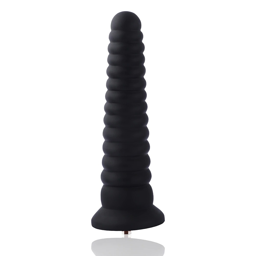 HISMITH 25-26cm Lifelike Silicone Black Dildos Blades with Keel for Hismith Sex Machines - EVE's SECRETS